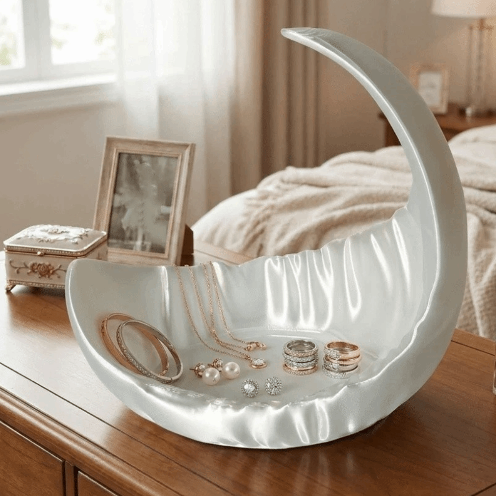 Moon-Shaped Jewelry Storage Tr - огляд і ціна 3D Printing With Pp