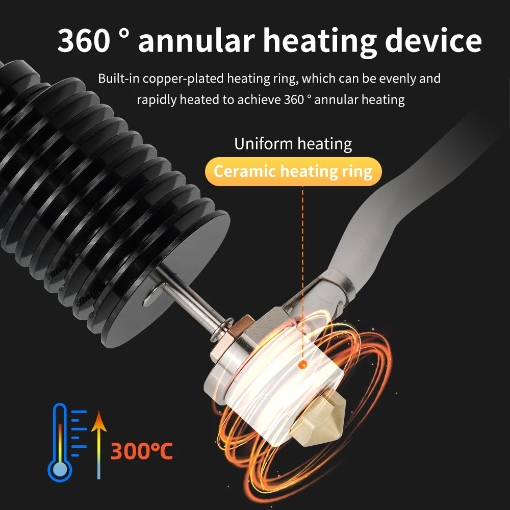 E3D V6 Hotend 24V 50W Ceramic  - огляд і ціна 3D Printing Ender