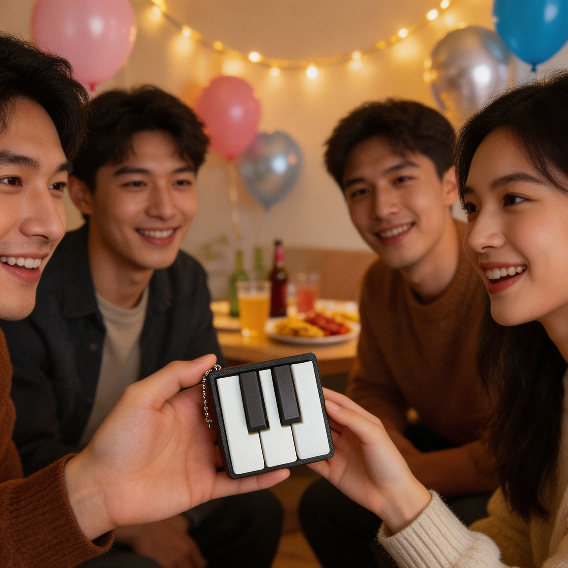 Mini Piano Keyboard Clicker 3D - огляд і ціна 3D Printing Keychain