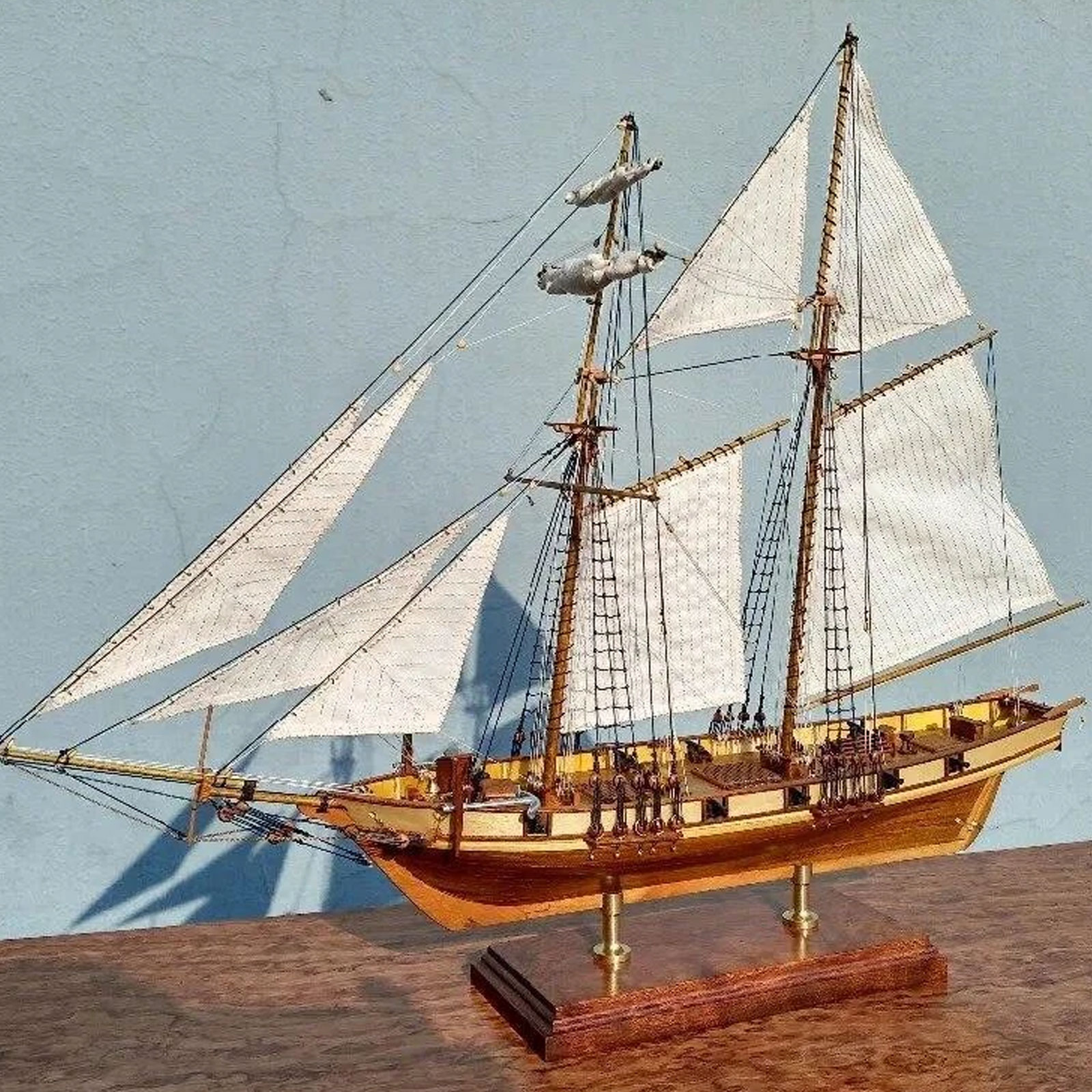 【Halcon Sailboat Wooden Model  - огляд і ціна 3D Printing Lego