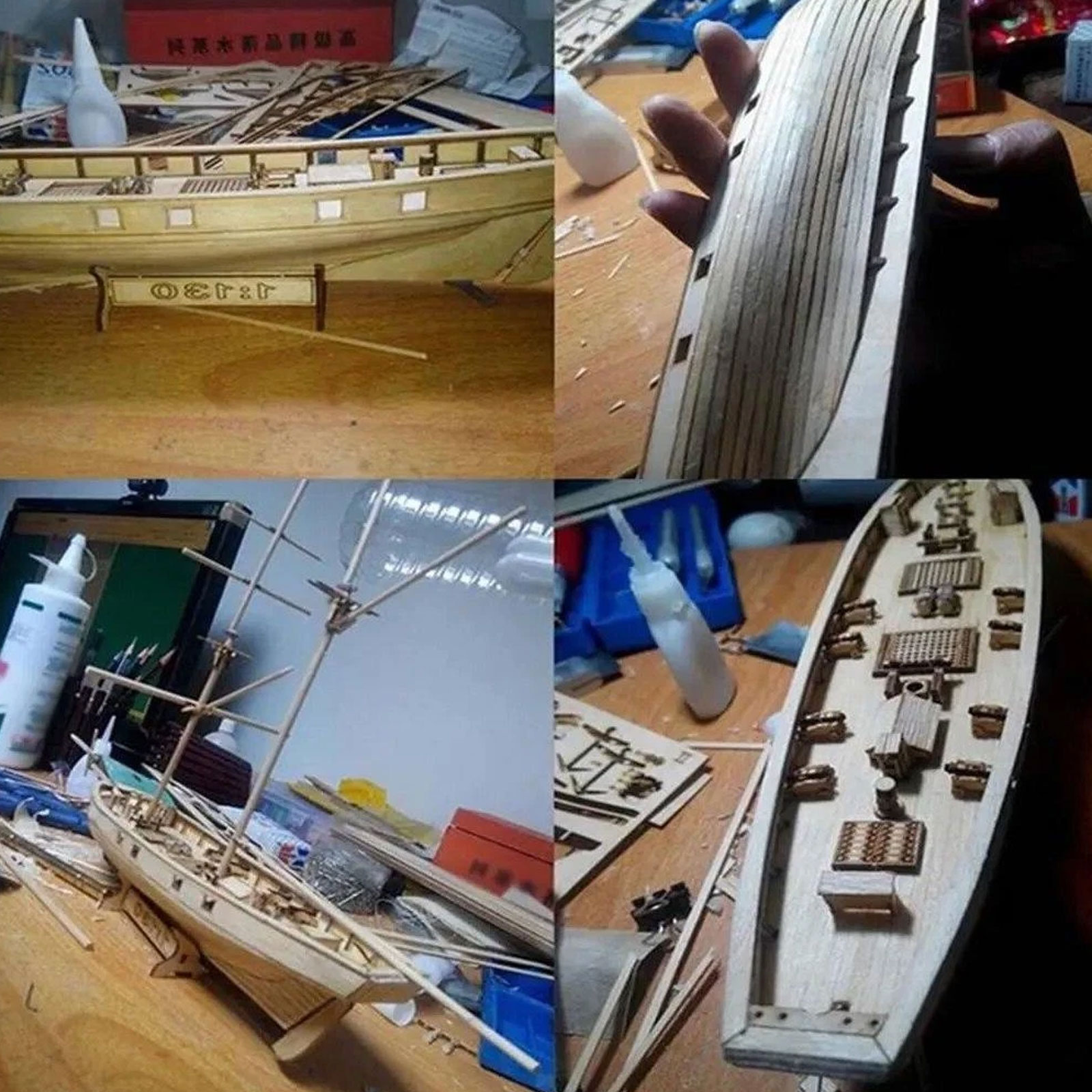 【Halcon Sailboat Wooden Model  - огляд і ціна 3D Printing Lego