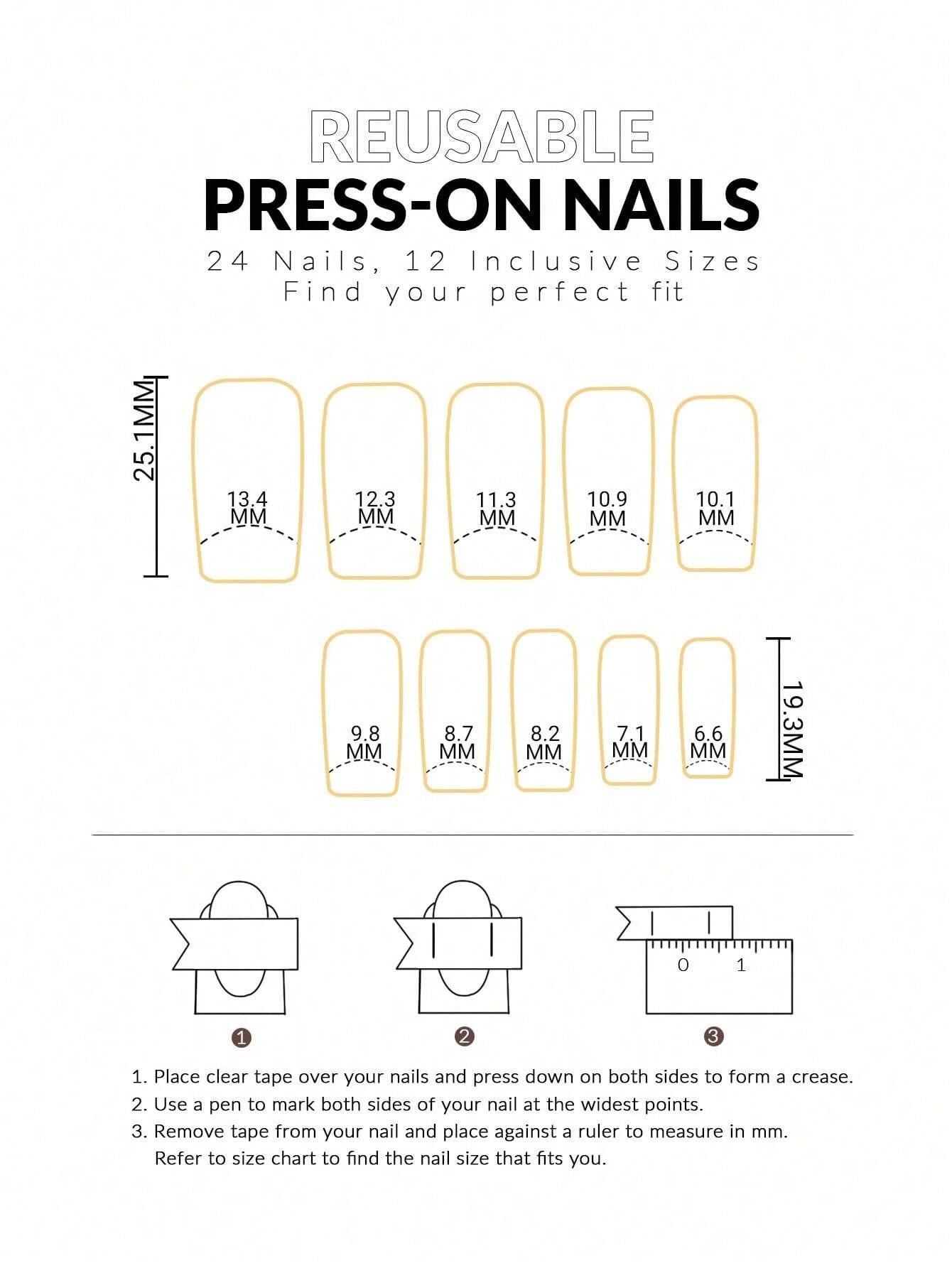 24pcs/Set Y2K Baddie Style Med - огляд і ціна 3D Printing Nails