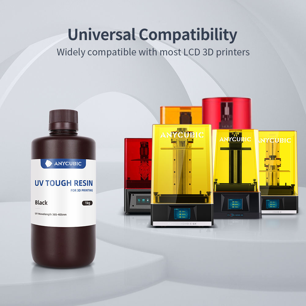 Anycubic Flexible Tough Resin  - огляд і ціна 3D Printing Uv Sensitive Resin