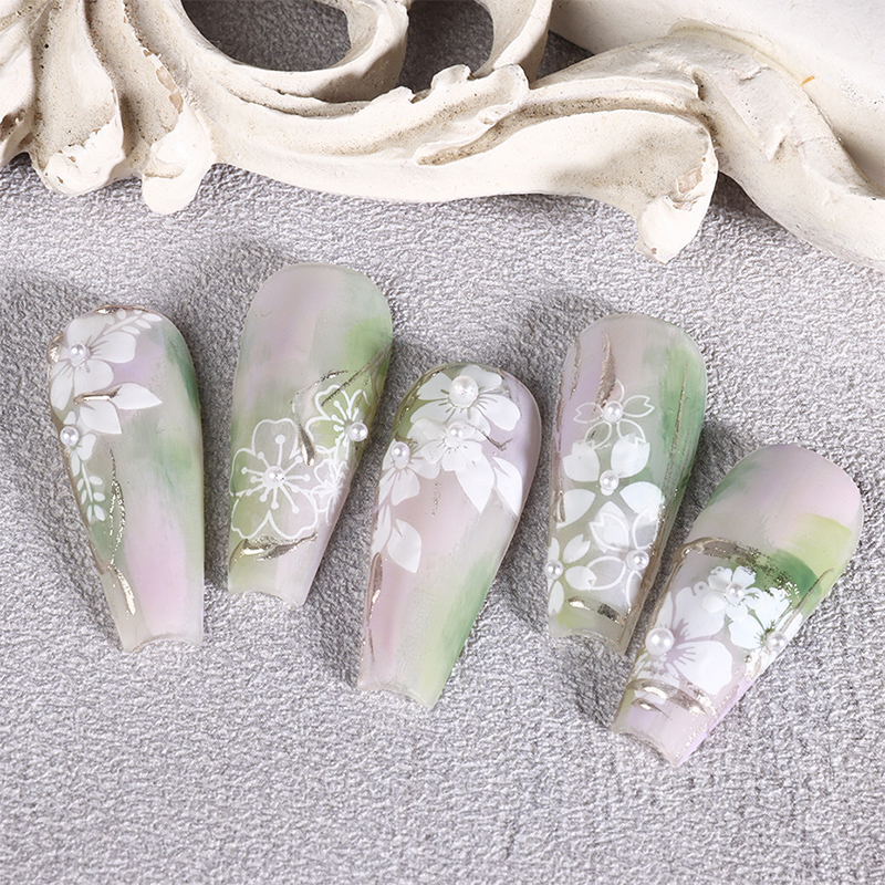 Pcs Silicone Nail Art Mold Flo - огляд і ціна 3D Printing Nails