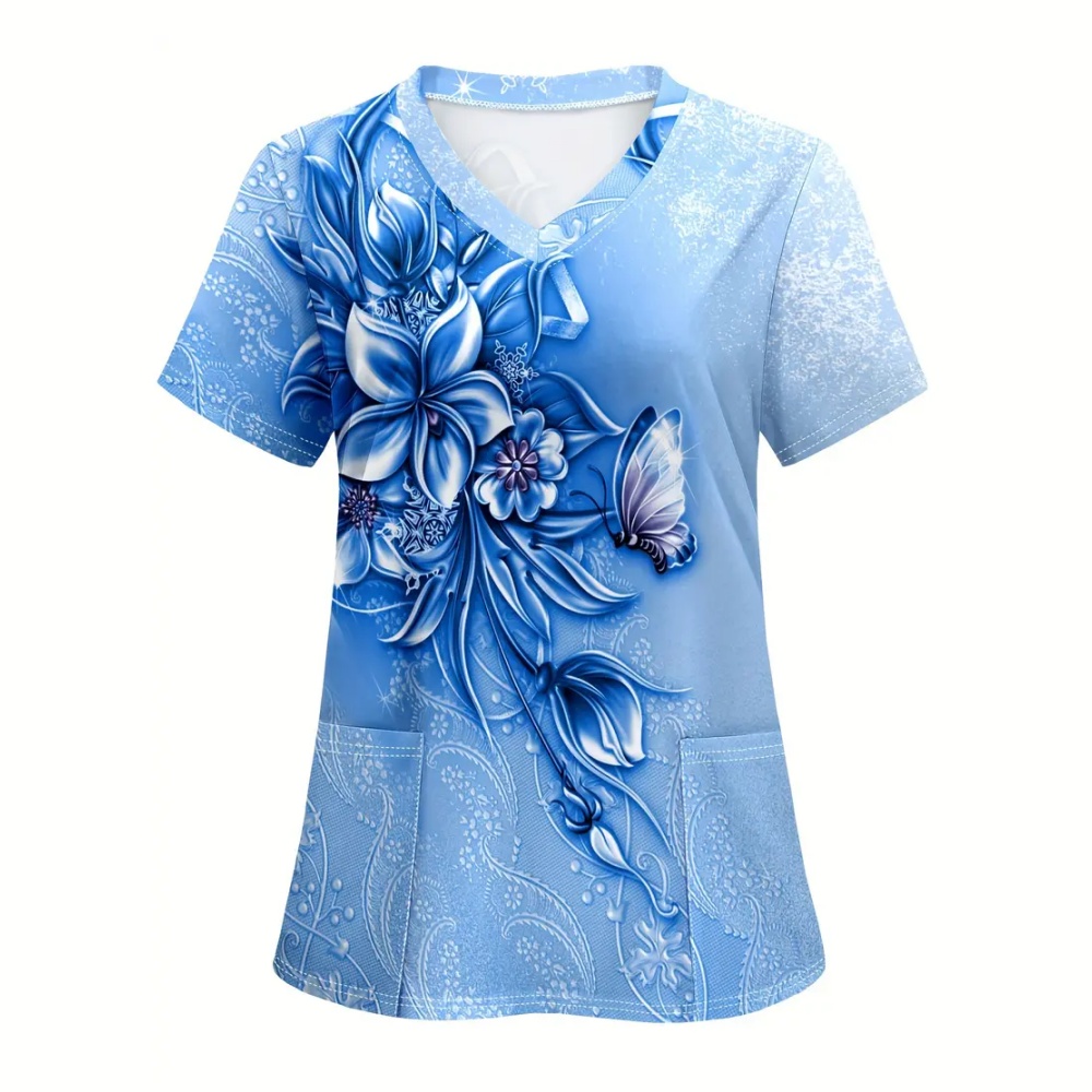 Scrub Medical Woman Floral Pri - огляд і ціна 3D Printing For Medical