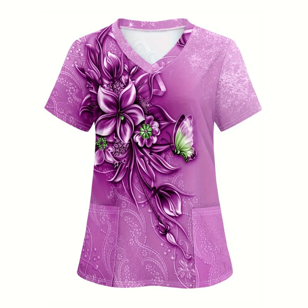 Scrub Medical Woman Floral Pri - огляд і ціна 3D Printing For Medical