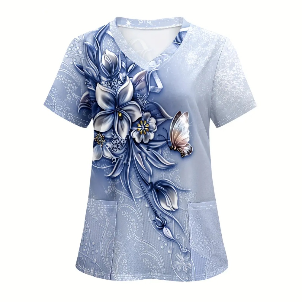 Scrub Medical Woman Floral Pri - огляд і ціна 3D Printing For Medical