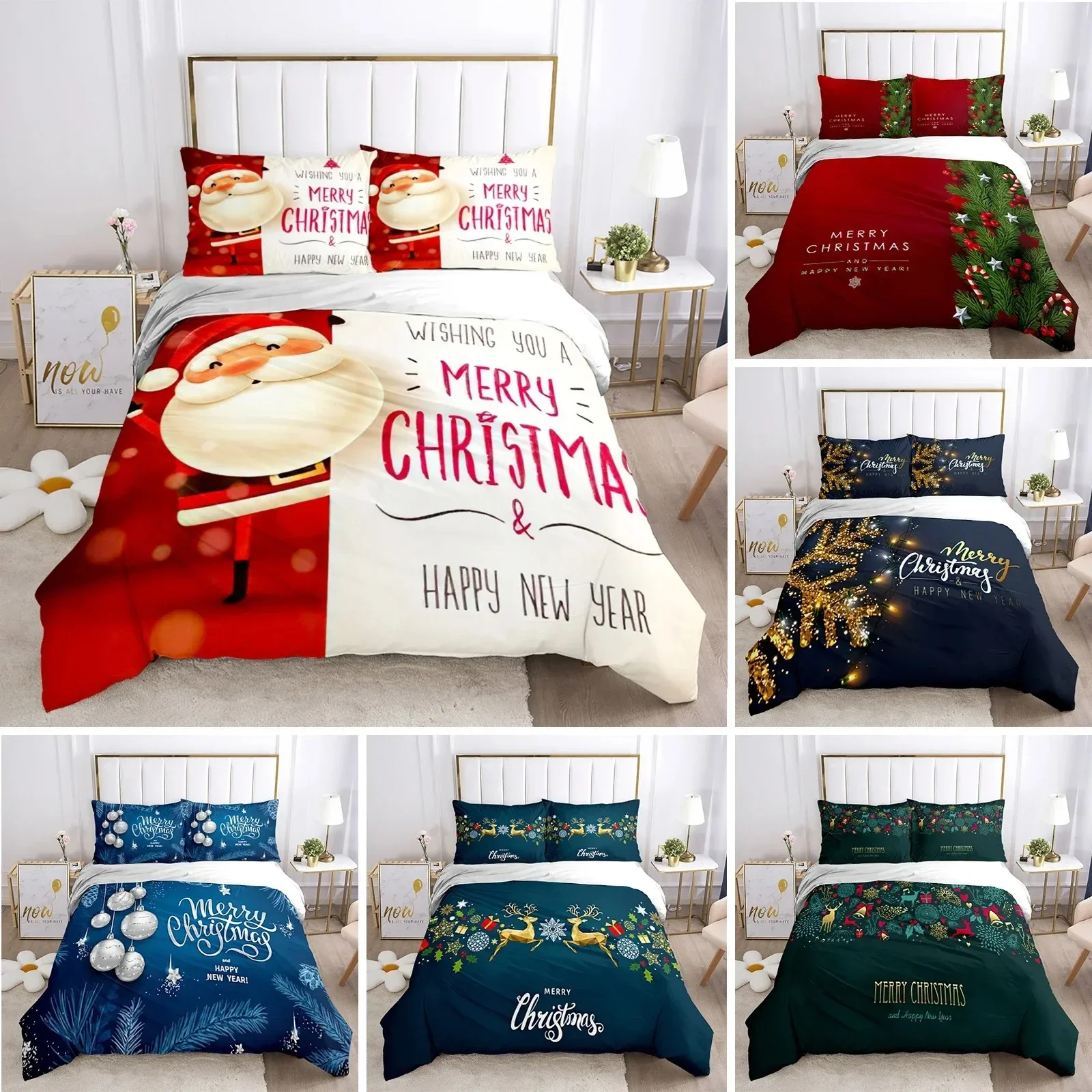 Chirstmas Duvet Cover Kid’s Be - огляд і ціна 3D Printing Quilting
