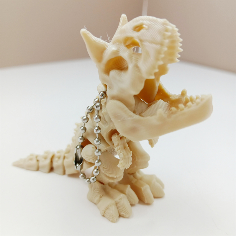 3D Printed Skeleton Bull Horn  - огляд і ціна 3D Printing Keychain
