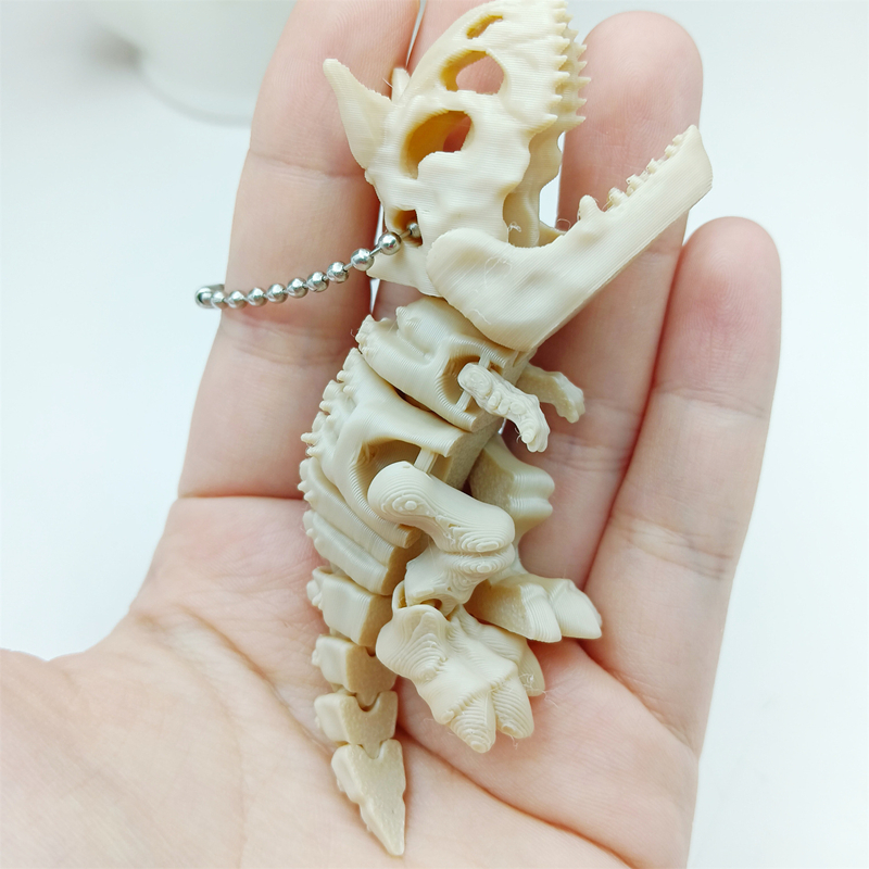 3D Printed Skeleton Bull Horn  - огляд і ціна 3D Printing Keychain