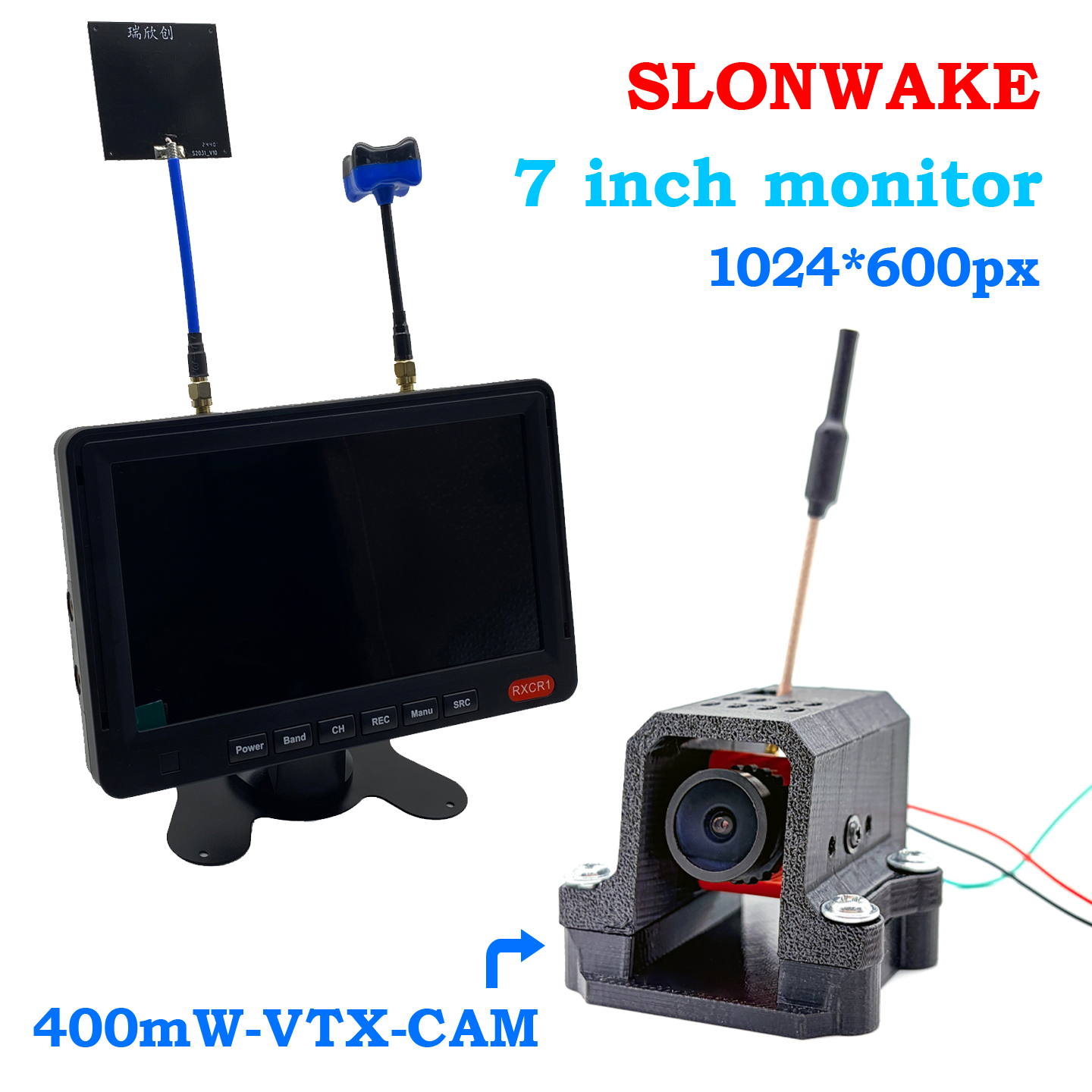 5.8G 48CH 7 Inch FPV Monitor 1 - огляд і ціна Build Plate