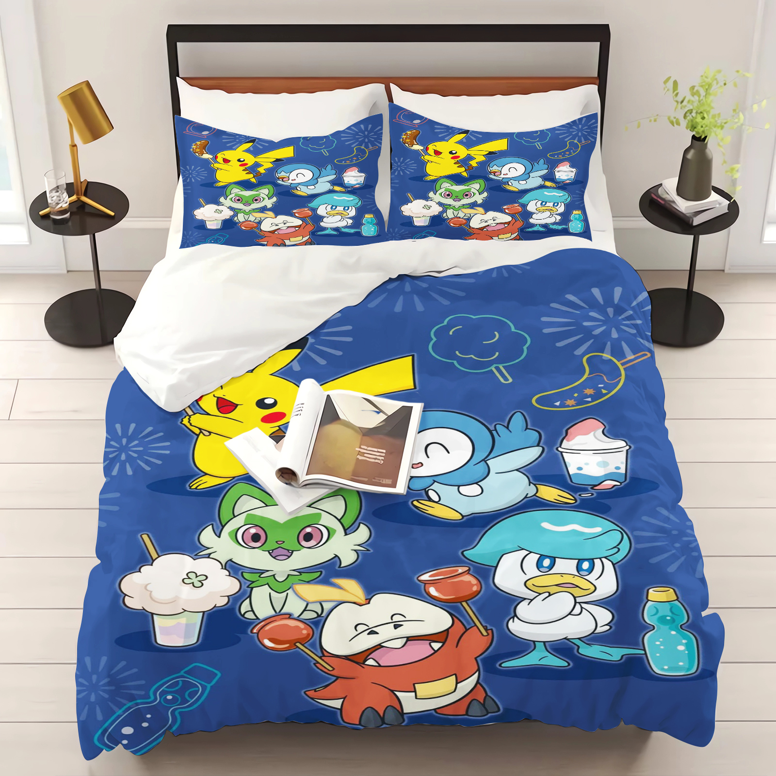 Pokemon Duvet Cover Set Comfor - огляд і ціна 3D Printing Quilting