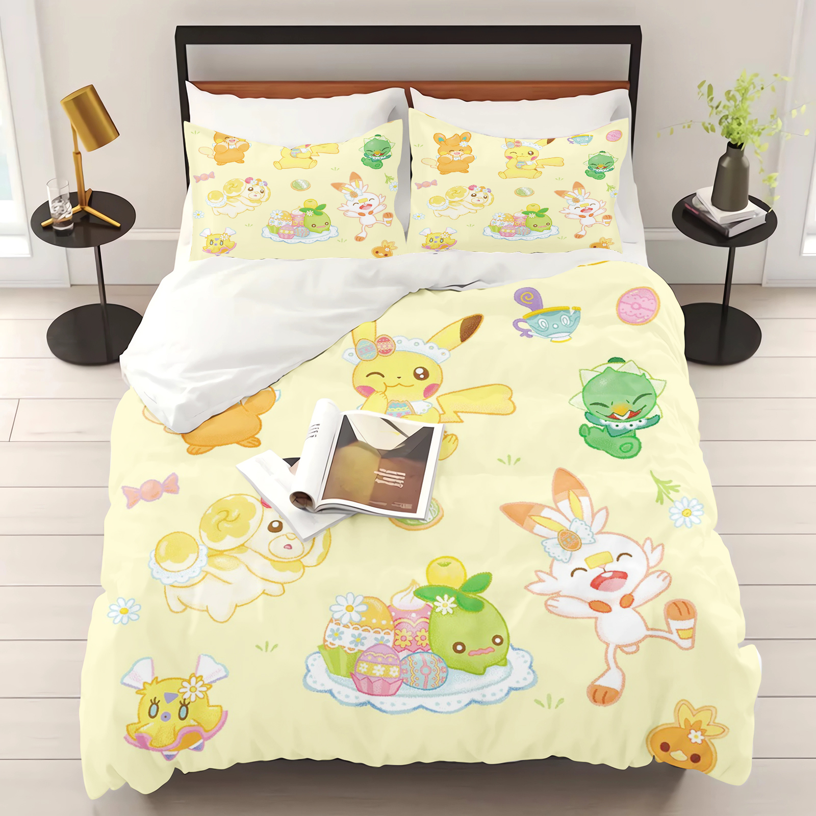 Pokemon Duvet Cover Set Comfor - огляд і ціна 3D Printing Quilting