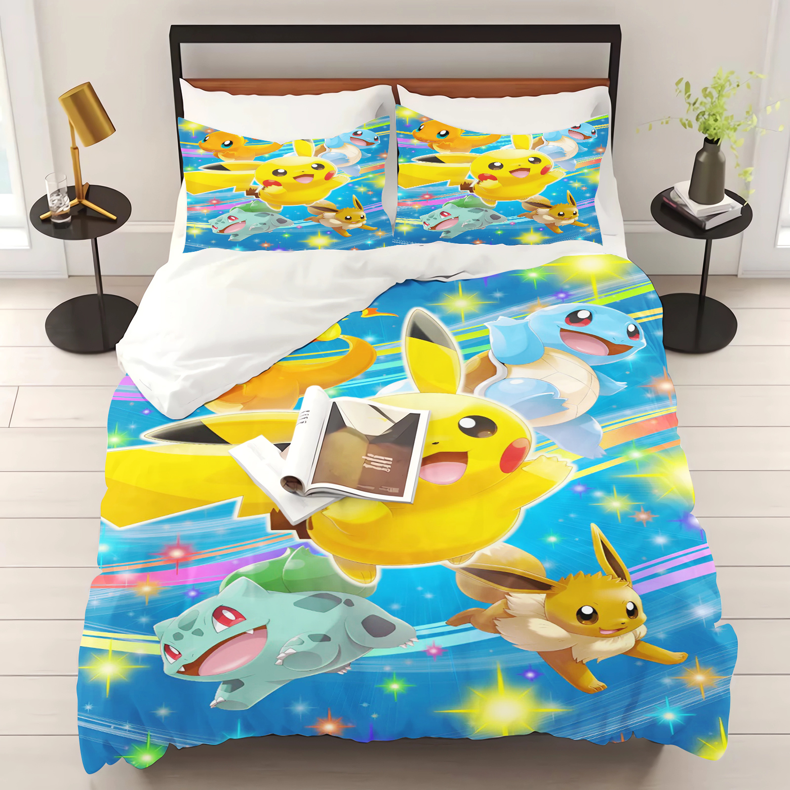 Pokemon Duvet Cover Set Comfor - огляд і ціна 3D Printing Quilting