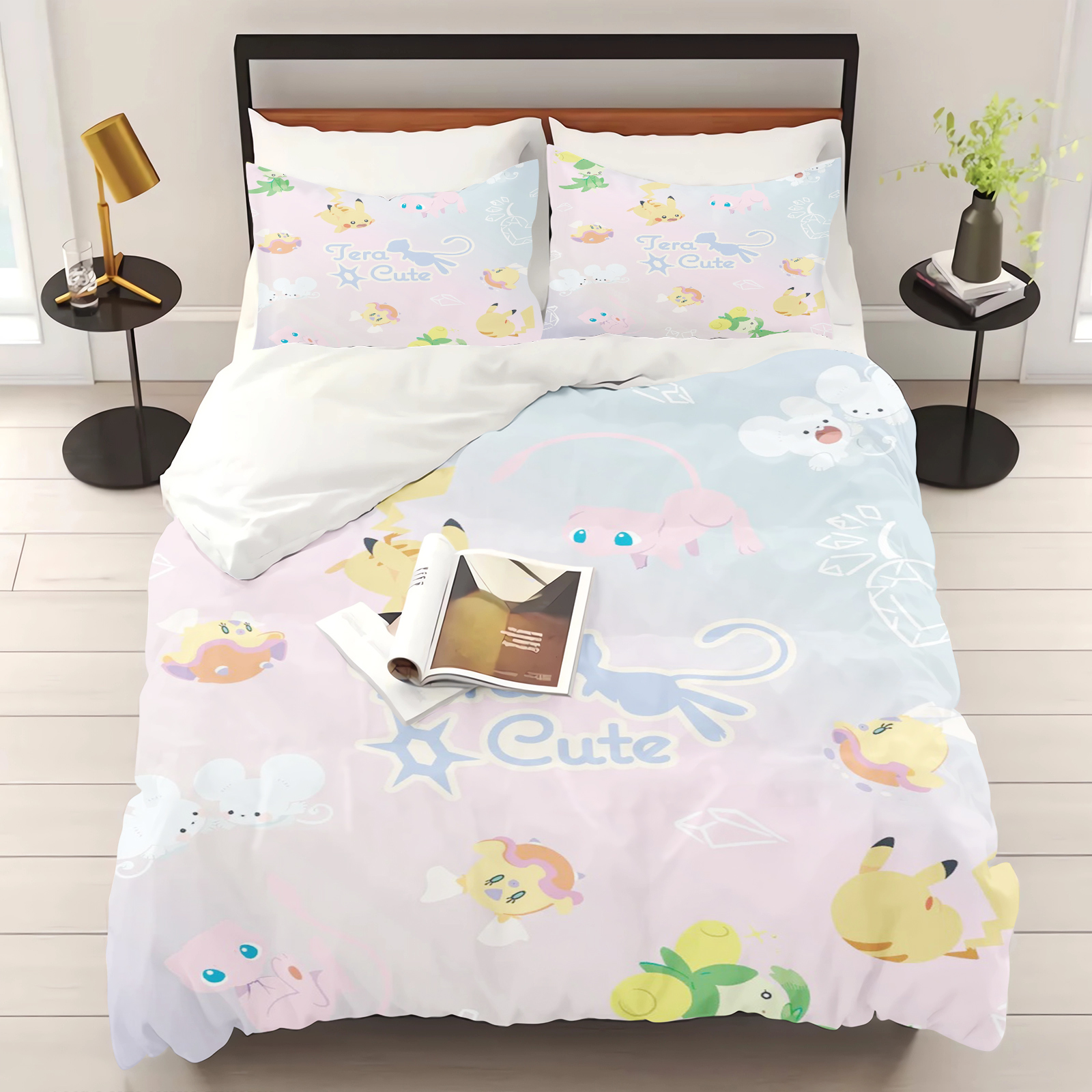 Pokemon Duvet Cover Set Comfor - огляд і ціна 3D Printing Quilting